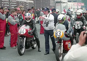 Vincent Prints: Michael Hull (Norton) & Dennis Christian (Vincent) 1995 Classic Parade