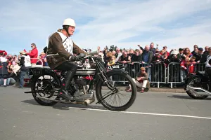 Images Dated 22nd August 2020: Michael Jackson (1920 Norton) No. 32, 2007 Re-enactment