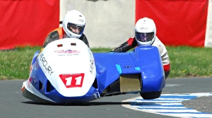 Images Dated 16th April 2016: Michael Jackson & Joe Swan (Windle Suzuki) April;Jurby