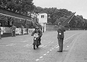 Images Dated 26th August 2021: Michael McGeagh (BSA) 1950 Junior Clubman TT