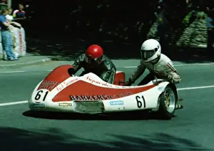 Michael Miller & David Young (Yamaha) 1982 Sidecar TT
