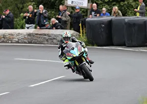 Images Dated 13th May 2023: Michael Rees Kawasaki 2022 Junior Manx Grand Prix