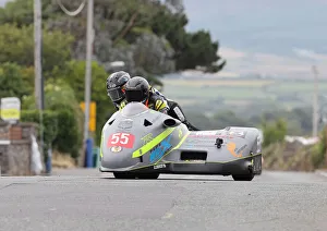 Images Dated 2nd August 2022: Michael Russell & Dave Dean (Shelbourne Suzuki) 2022 Southern 100