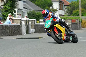 Images Dated 10th July 2014: Michael Russell (Kawasaki) 2014 Southern 100