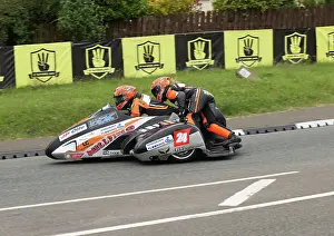 Suzuki Prints: Michael Russell Vicky Cooke LCR Suzuki 2023 Sidecar TT