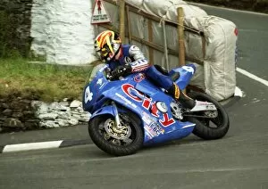Images Dated 12th July 2011: Michael Rutter at Governors Bridge; 1998 Junior TT