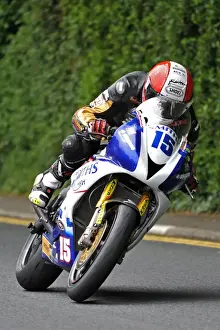 Michael Rutter Prints: Michael Rutter (Smiths Triumph) 2015 Supersport TT