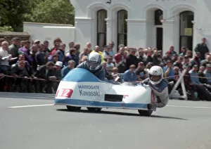 Images Dated 5th June 2020: Michael Staiano & Peter Holmes (Jacobs) 1996 Sidecar TT