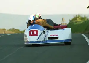 Michael Staiano & Peter Willis (Windle Yamaha) 1990 Sidecar TT