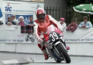 Images Dated 17th November 2020: Michael Stirner (Honda) 1992 Supersport 400 TT