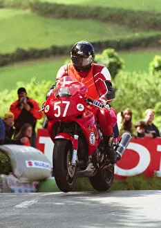 Images Dated 9th July 2021: Michael Stirner (Honda) 1998 Production TT