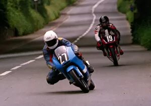 Phil Harvey Collection: Michael Wilcox & Phil Harvey (Honda) 1999 Ultra Lightweight TT