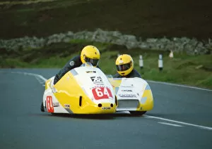 Images Dated 1st October 2018: Michel Jacques-Jean & Gerard Barbe (Baker Yamaha) 2000 Sidecar TT