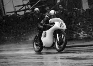 Images Dated 25th September 2019: Mick Berrill (GBS III) 1962 Senior Manx Grand Prix