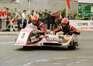 Mick Boddice & Chas Birks (Ireson Yamaha) 1989 Sidecar TT