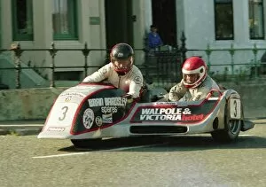 Images Dated 22nd July 2011: Mick Boddice at White Gates: 1987 Sidecar Race A