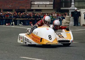 Mick Burcombe & Colin Hardman (Ireson Yamaha) 1988 Sidecar TT