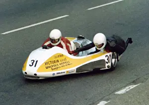 Mick Burcombe & David Grey (Rumble Yamaha) 1982 Sidecar TT
