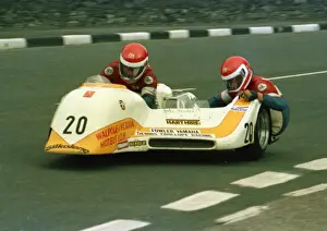 Mick Burcombe & Steve Parker (Ireson Yamaha) 1986 Sidecar TT