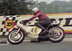 Images Dated 29th February 2020: Mick Chatterton (Yamaha) 1976 Senior TT