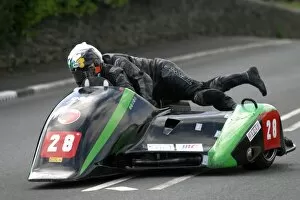 Images Dated 6th June 2012: Mick Donovan & Aaron Galligan (Honda) 2012 Sidecar TT
