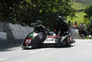 Images Dated 8th June 2009: Mick Donovan & Aidan Browne (Ireson Yamaha) 2009 Sidecar TT