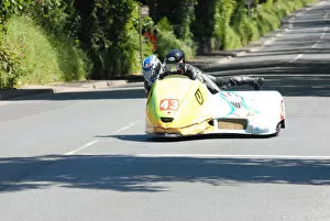 Images Dated 10th May 2020: Mick Donovan & Colin Smyth (Suzuki) 2011 Sidecar TT