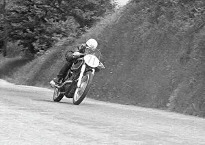 Images Dated 3rd August 2016: Mick Featherstone (AJS) 1951 Junior TT