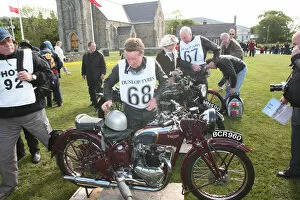 Images Dated 22nd August 2020: Mick Grant (1938 Triumph) No. 68 2007 Re-enactment