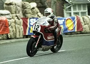 Images Dated 26th November 2017: Mick Grant (Honda) 1980 Classic TT