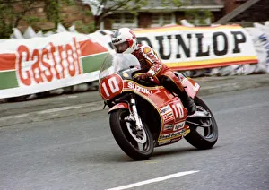 Images Dated 22nd August 2019: Mick Grant (Suzuki) 1981 Formula One TT