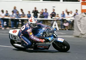 Images Dated 27th April 2022: Mick Grant (Suzuki) 1984 Formula One TT
