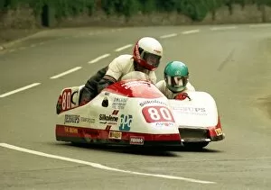 Images Dated 21st July 2017: Mick Hamblin & Robert Smith (Shelbourne) 1988 Sidecar TT