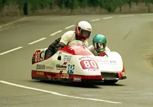 Shelbourne Prints: Mick Hamblin & Robert Smith (Shelbourne) 1988 Sidecar TT