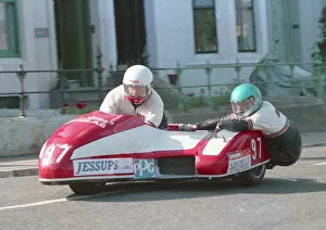 Images Dated 16th January 2020: Mick Hamblin & Robert Smith (Yamaha) 1987 Sidecar TT