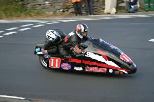 Mick Harvey & Fiona Baker-Milligan (Shelbourne) 2005 Sidecar TT