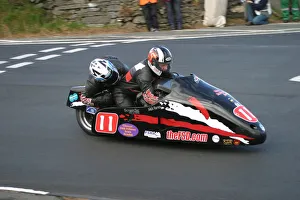 Fiona Baker Milligan Collection: Mick Harvey & Fiona Baker-Milligan (Shelbourne) 2005 Sidecar TT