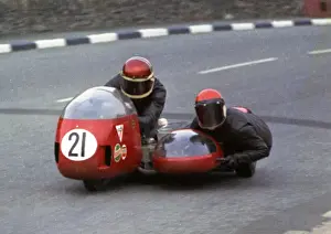 1972 750 Sidecar Tt Prints: Mick Horspole & Graham Horspole (Bingham Triumph) 1972 750 Sidecar TT