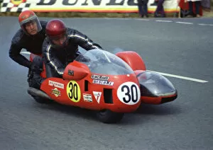 Images Dated 12th October 2018: Mick Horspole & Graham Horspole (Bingham Weslake) 1974 750 Sidecar TT