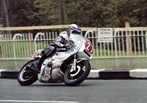 Images Dated 14th December 2021: Mick Hunt (Kawasaki) 1980 Formula One TT