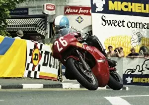 Images Dated 10th July 2017: Mick Hunt (Kawasaki) 1982 Formula One TT