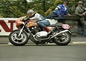Images Dated 9th August 2016: Mick Hunt (Laverda) 1979 Formula One TT