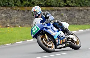 Mick Jordan Prints: Mick Jordan (Honda) 2011 Lightweight Manx Grand Prix