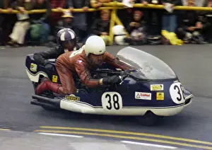 Yamaha Prints: Mick Potter Beverley Martin Yamaha 1977 Sidecar TT