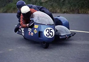 Mick Potter & Eddie Hammond (BSA) 1974 500cc Sidecar TT