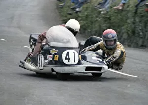 Images Dated 16th September 2020: Mick Potter & Graham Twitchings (Yamaha) 1978 Sidecar TT