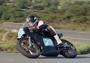 Images Dated 12th January 2020: Mick Robinson (Yamaha) 1987 Junior Manx Grand Prix