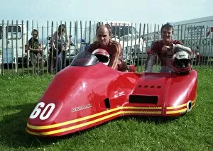 Mick Thompson & Dave Bilton (Kawasaki) 1993 Sidecar TT