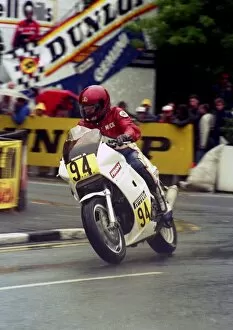 Images Dated 19th November 2016: Mick Williams (Honda) 1987 Senior TT