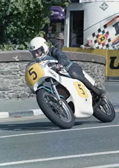 Images Dated 28th February 2020: Mick Withers (Yamaha) 1987 Senior Manx Grand Prix